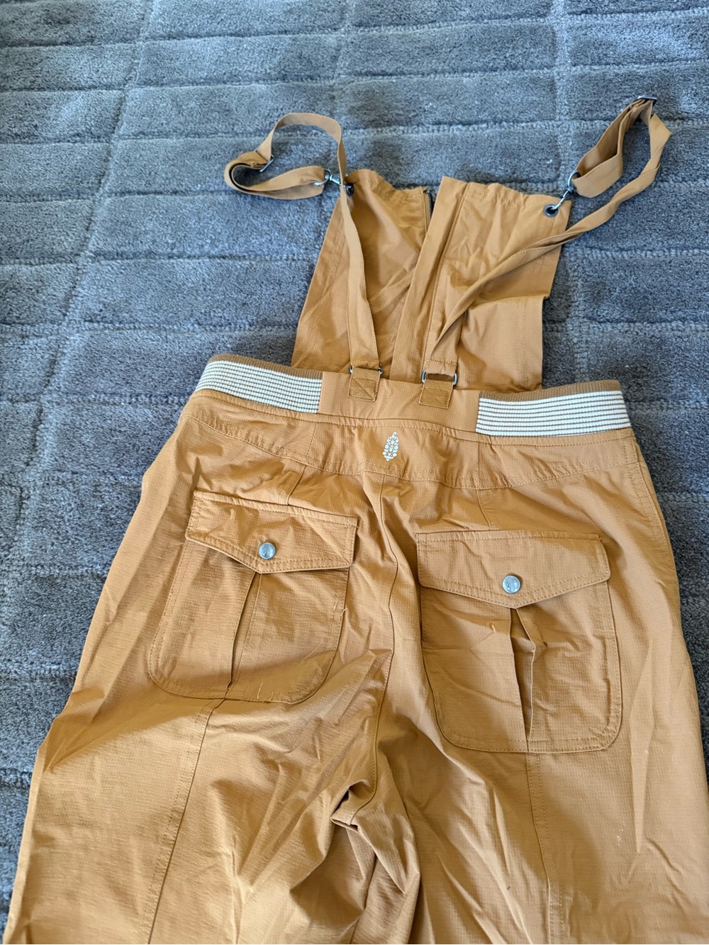 FP Movement by Free People mustard yellow overalls - Picture 3 of 3